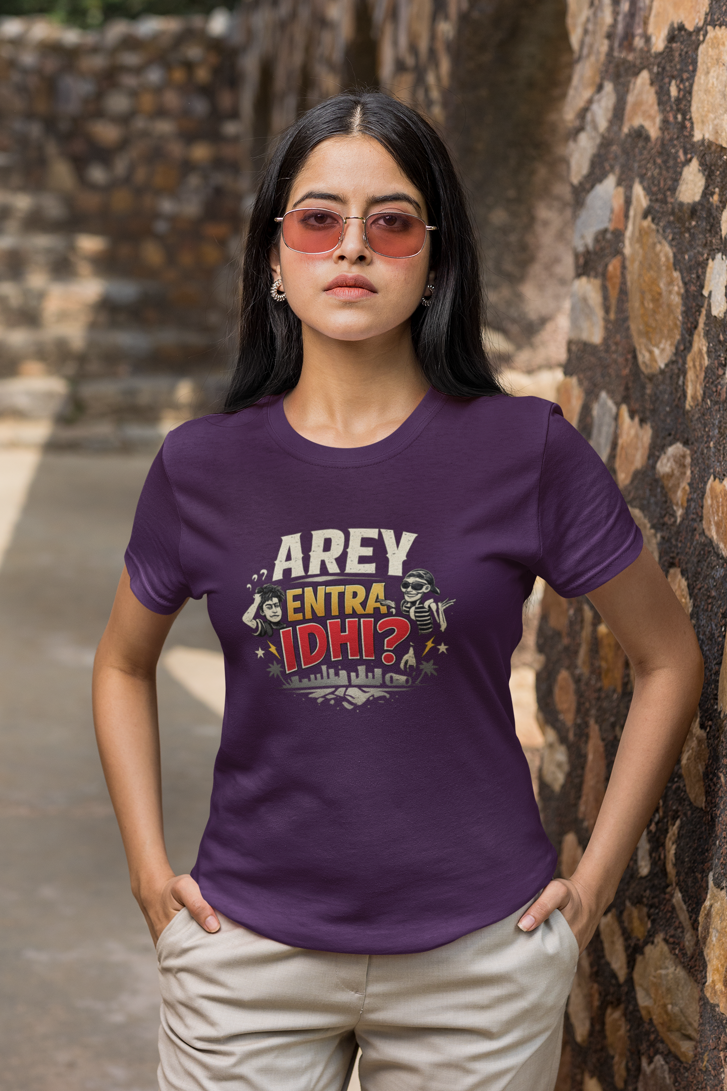 arey entra idhi Unisex Classic Crew T-Shirt