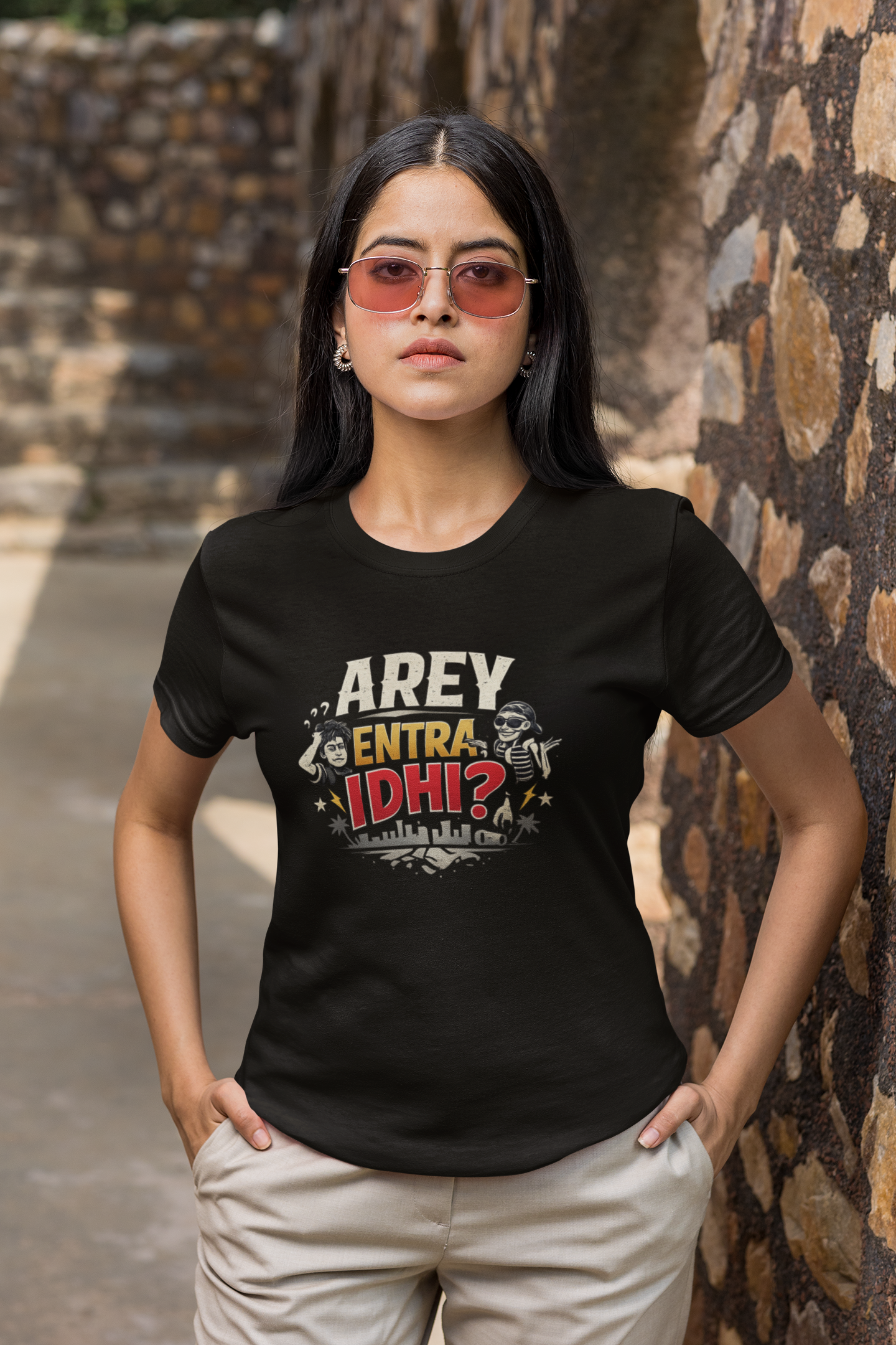 arey entra idhi Unisex Classic Crew T-Shirt